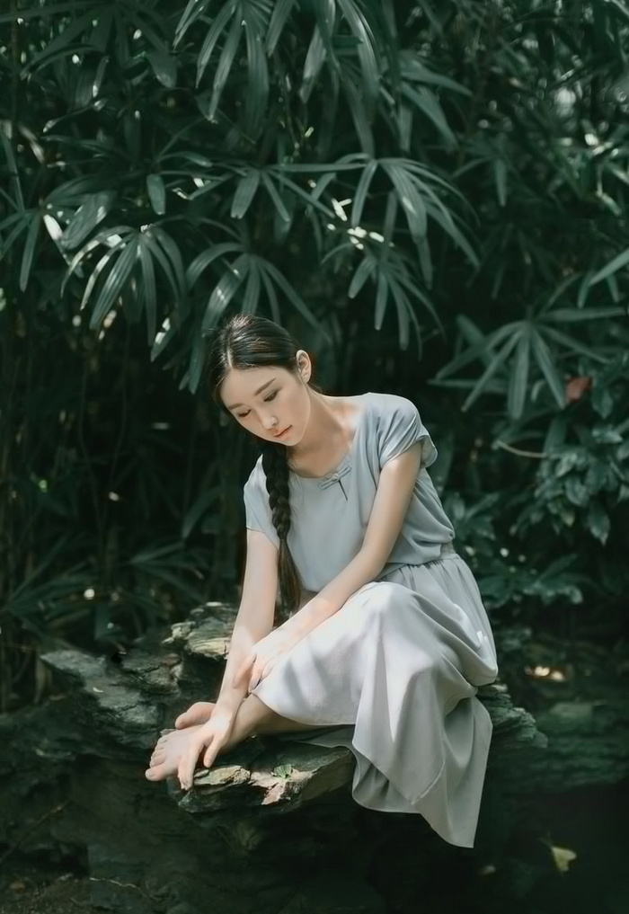 摄影图片人物美女模特照片