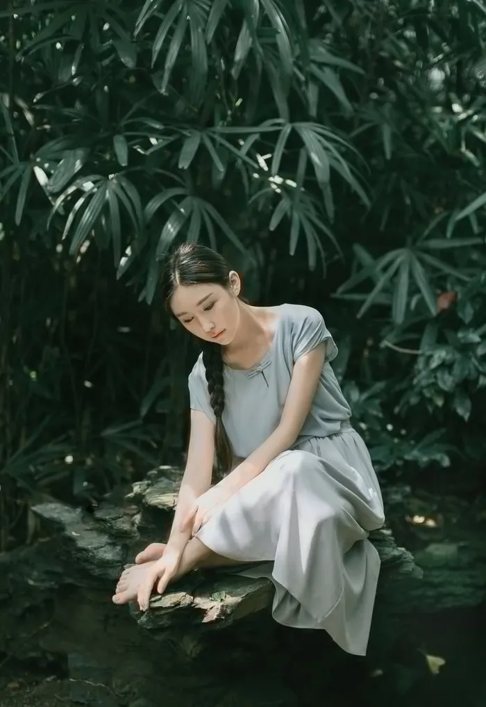 摄影图片人物美女模特照片