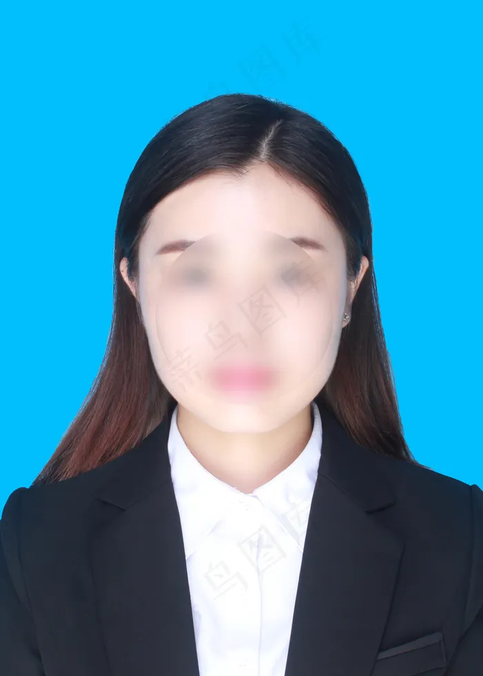 西装模板  女生西装 寸照模板 西装 证件照 西服 免抠psd模版下载