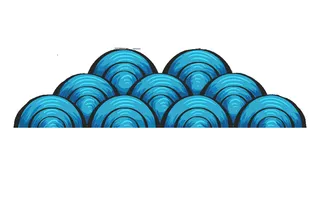 中国风国潮插画海浪波浪背景装饰浪花图案元素