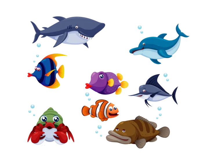 海洋生物卡通