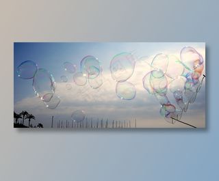 透明肥皂泡图片