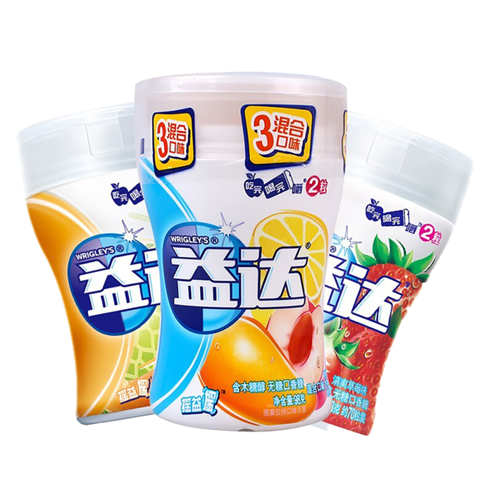 益达 (7)超市商品白底图免抠实物摄影png格式图片透明底