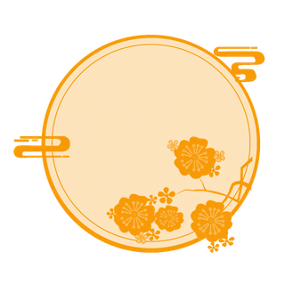 中国风中式传统祥云图案国潮古风边框云纹装饰元素PNG免抠素材图