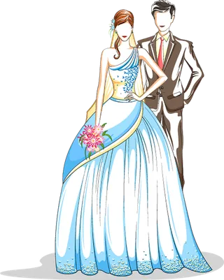 情侣情人节卡通