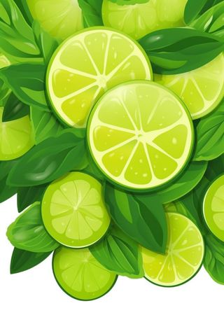 青柠水果元素