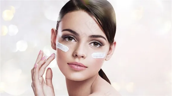 化妆品模特摄影图片