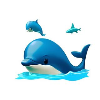 海豚动物海洋免抠