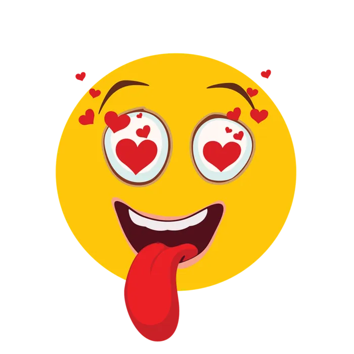爱心表情简笔