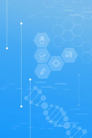 蓝色抽象医药背景图