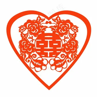 喜剪纸 剪纸风元素