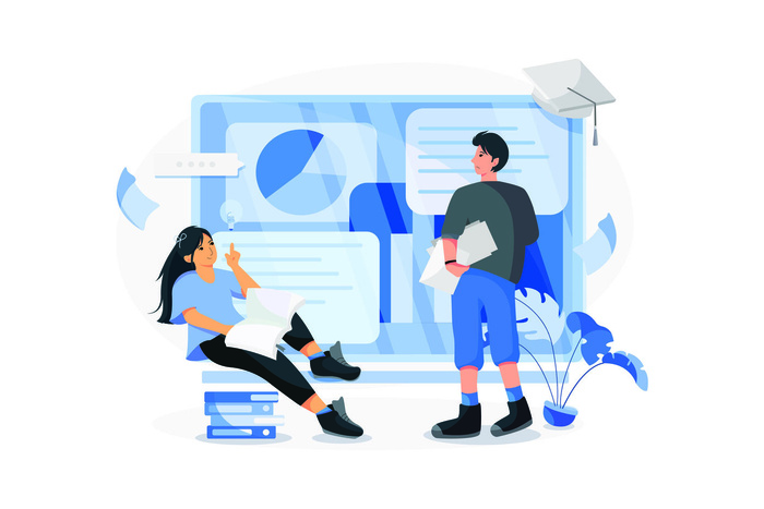扁平化人物场景办公互联网等距ai矢量设计网页海报UI素材插画eps,ai矢量模版下载