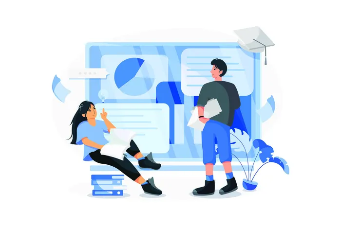 扁平化人物场景办公互联网等距ai矢量设计网页海报UI素材插画eps,ai矢量模版下载