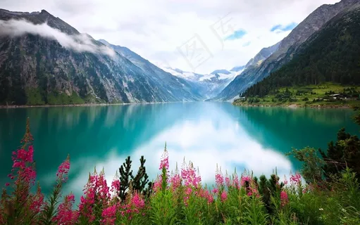 风景画 绿地风景 风景画 绿地风景