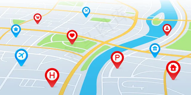 地图位置矢量应用