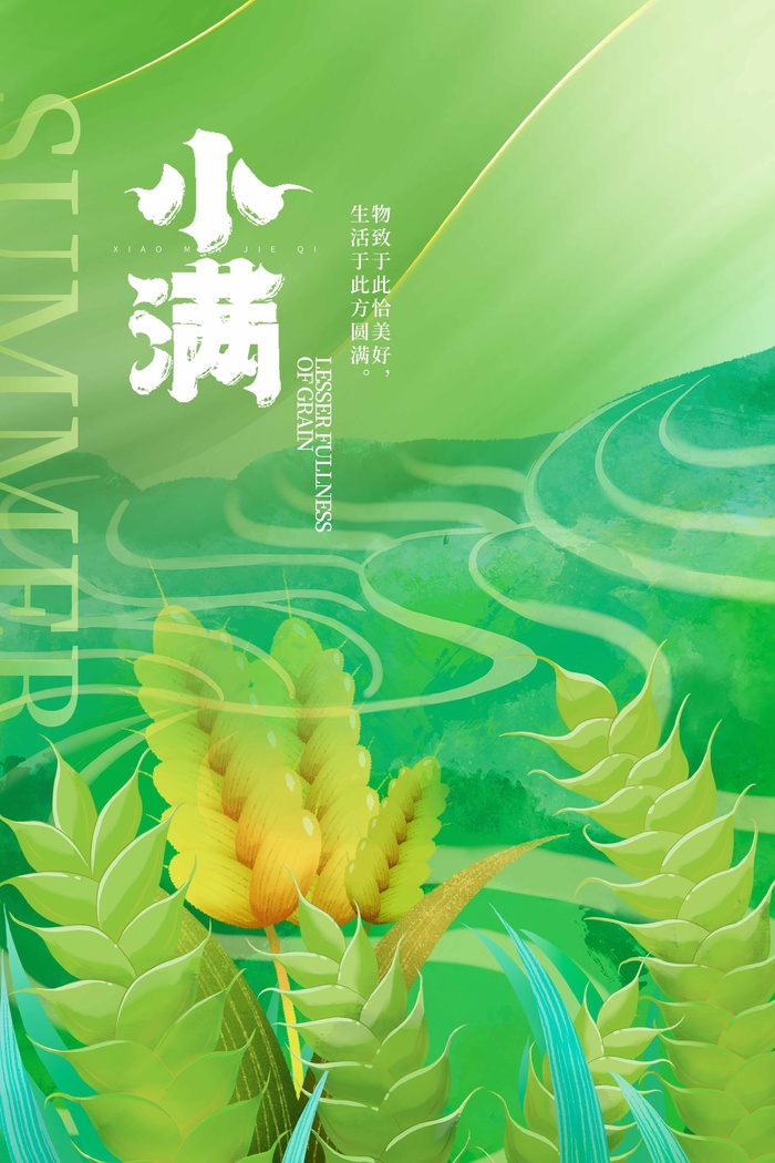 小满 小满活动宣传psd模版下载