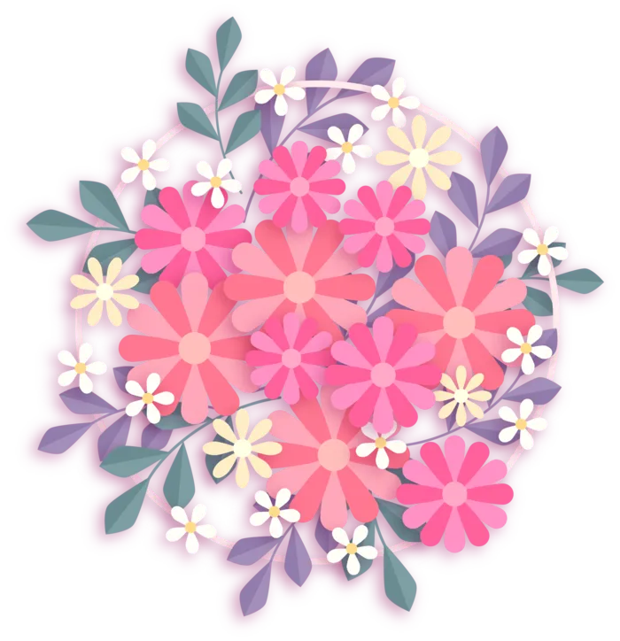 花朵|装饰|免扣元素|多色