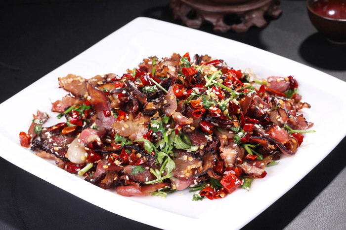 香菜腊牛肉 (8)