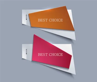 免抠标签矢量素材