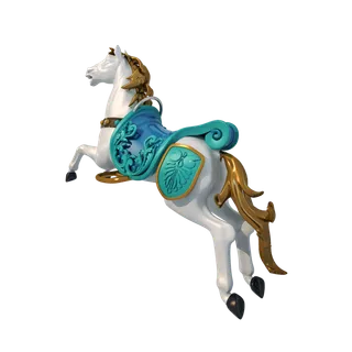 木马玩具剪贴画儿童节幼儿园插画