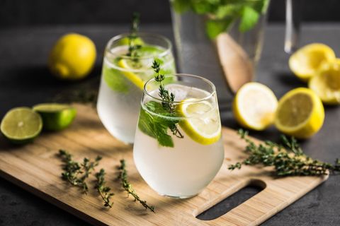 柠檬薄荷冰茶图片