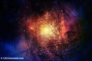 唯美高清星空背景