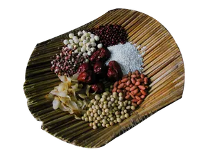 腊八元素-卡通腊八节腊八粥艺术字体八宝粥PNG免扣腊八海报装饰插画PNG素材