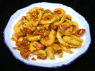 家常菜|美食|菜谱|菜单|0178辣酥鲜虾