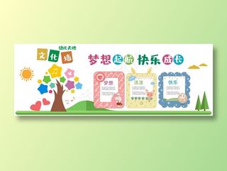 幼儿园知识宣传文化墙素材