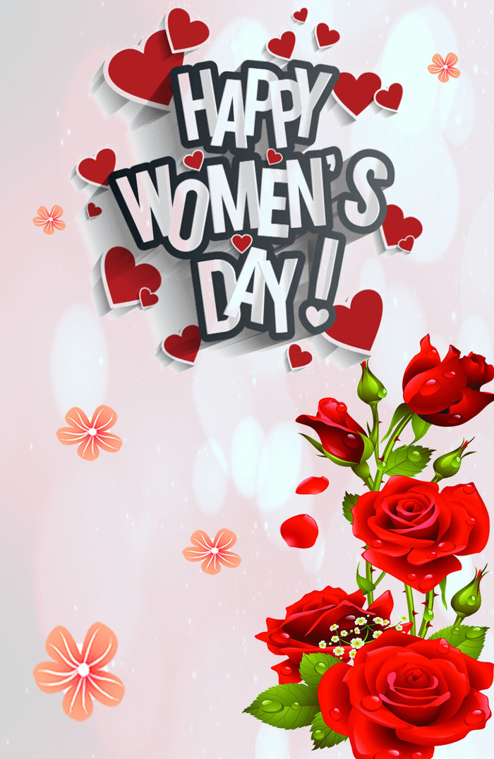 三八妇女节女神节贺卡素材