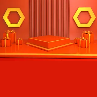 立体C4D场景电商首页主图直通车促销banner海报背景PSD素材