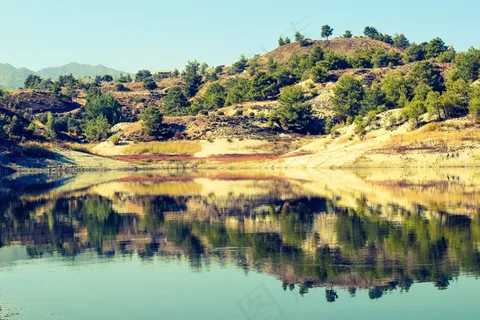 塞浦路斯湖泊景观图片 塞浦路斯湖泊景观图片
