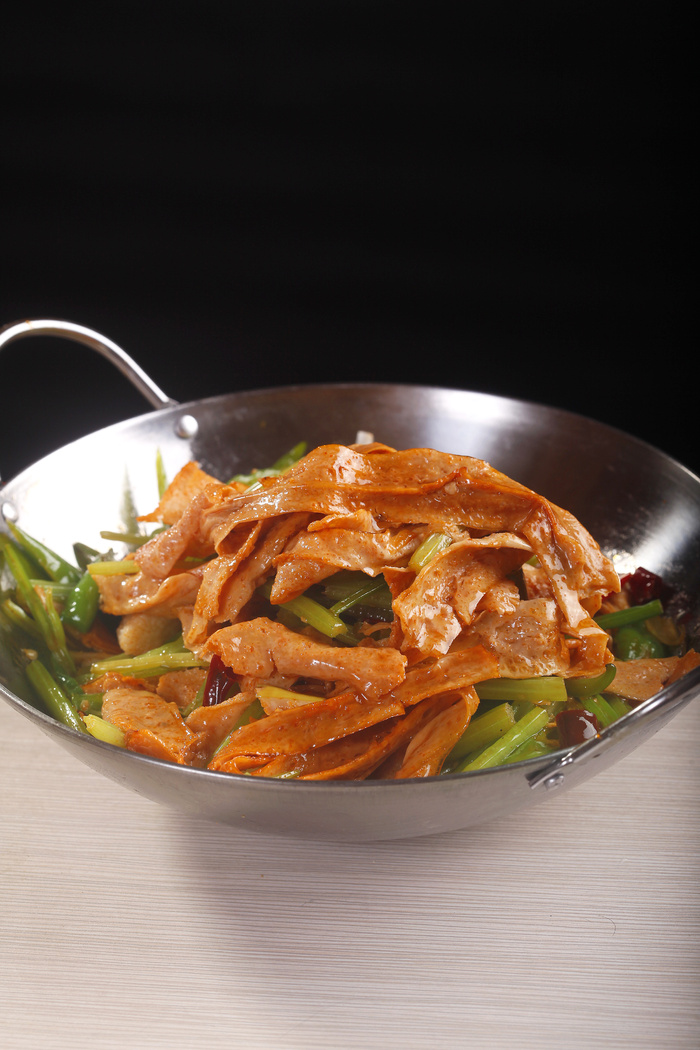 干锅黄金豆皮 (3)