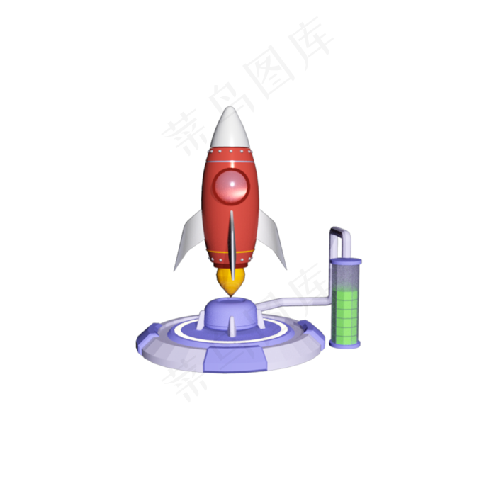 火箭3D加载loading