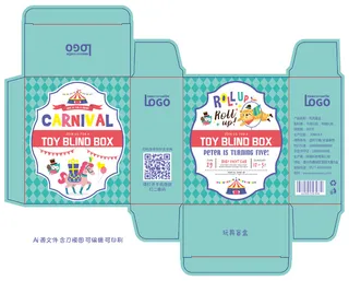 包装盒玩具盲盒礼品盒包装