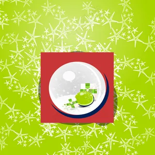 创意绿色底纹图片