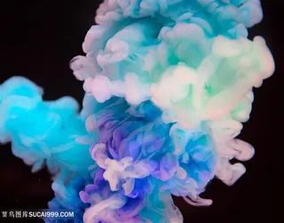 炫彩烟雾背景图