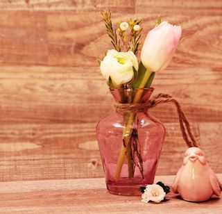 简易插花家居摆设图片