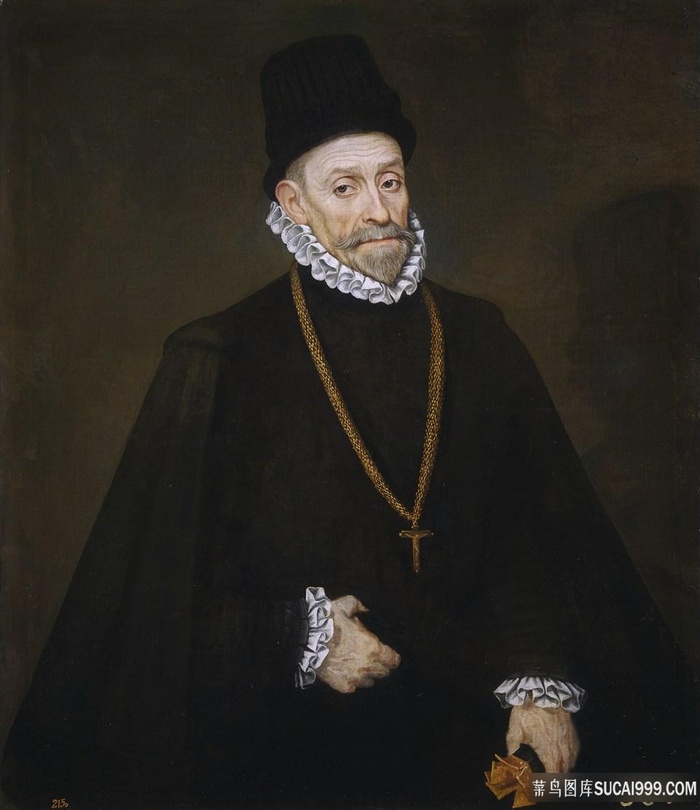 黑衣胡须男士教徒装饰画油画图片