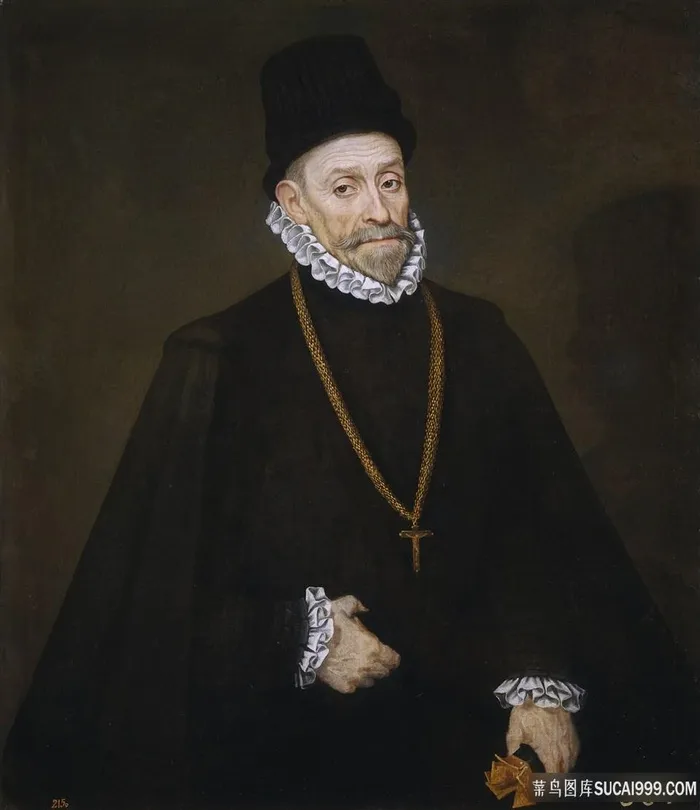 黑衣胡须男士教徒装饰画油画图片
