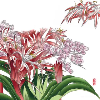 高清兰花水彩画 高清兰花水彩画