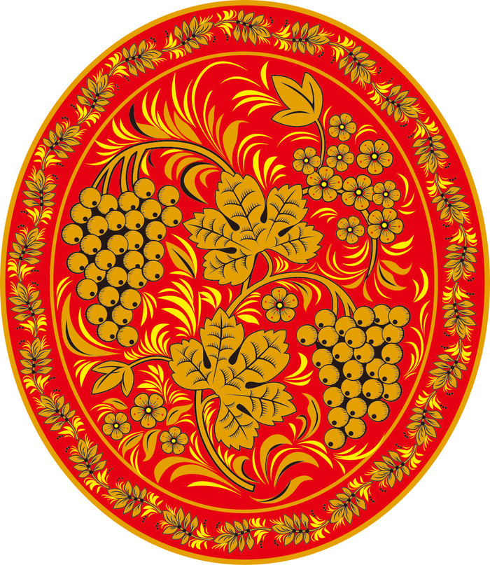 中式传统花朵纹样