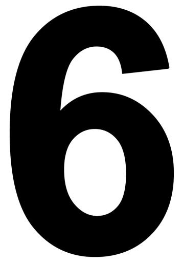 数字 6免抠(700x1000)
