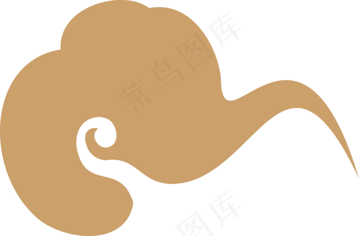 中式传统祥云中国风古典水纹吉祥图案免抠