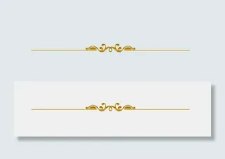 欧式花纹边框金色相框边框古典底纹花边欧美分割线装饰