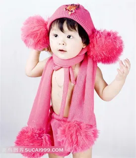 粉红宝宝写真