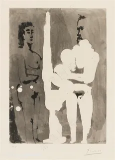 毕加索时尚水彩艺术挂画