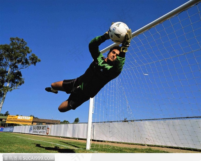 守门员空中接球精彩画面