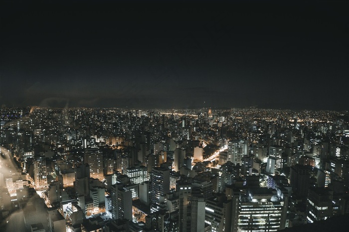 美国纽约城市夜景高清图片