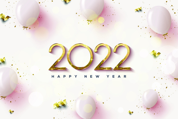 2022创意艺术字体新年虎年圣诞节数字立体质感文字AI矢量设计素材